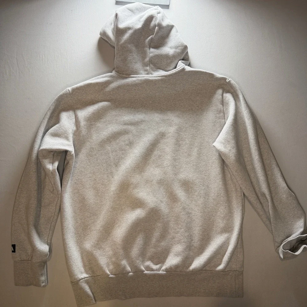 Adidas Country Club Hoodie Mens XL Gray Heather International Embroidered Fleece